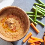 Garlic Roasted Red Pepper Hummus - Ishani Vellodi Wellness