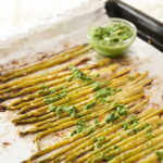 Lemon Parmesan Asparagus with Spinach Pesto - Ishani Vellodi Wellness